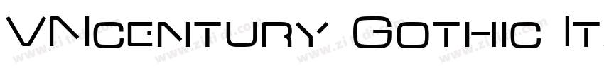 VNcentury Gothic Ita字体转换